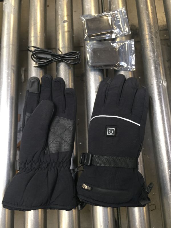 Photo 2 of     Electric Waterproof/Snowproof Heated Gloves SIZE LARGE
