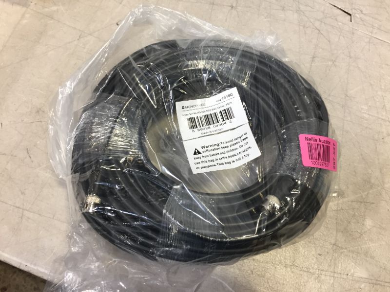 Photo 3 of Monoprice HD-SDI RG6 BNC Cable - 150 Feet - Black | for Use in HD-Serial Digital Video Transfer, Mobile Apps, HDTV Upgrades, Broadband Facilities - Viper Series
