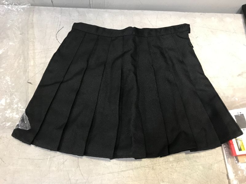 Photo 1 of Auriviz Women Mini Pleated High Waisted Skirt Cute Skater Tennis Skirts with Shorts School Girl Uniform (L)