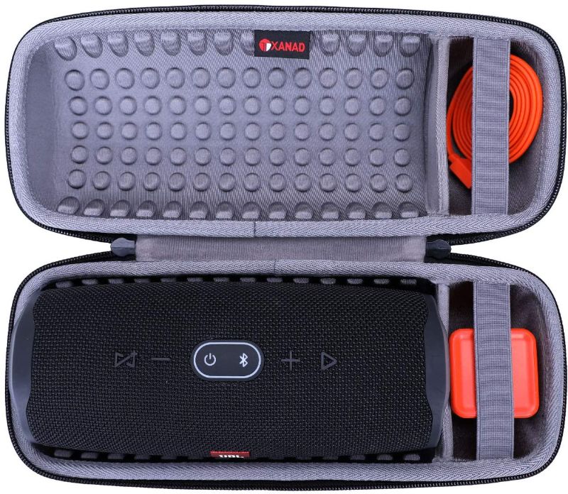 Photo 1 of XANAD Case for JBL Charge 4 or Charge 5 Portable Waterproof Wireless Bluetooth Speaker(Grey)
