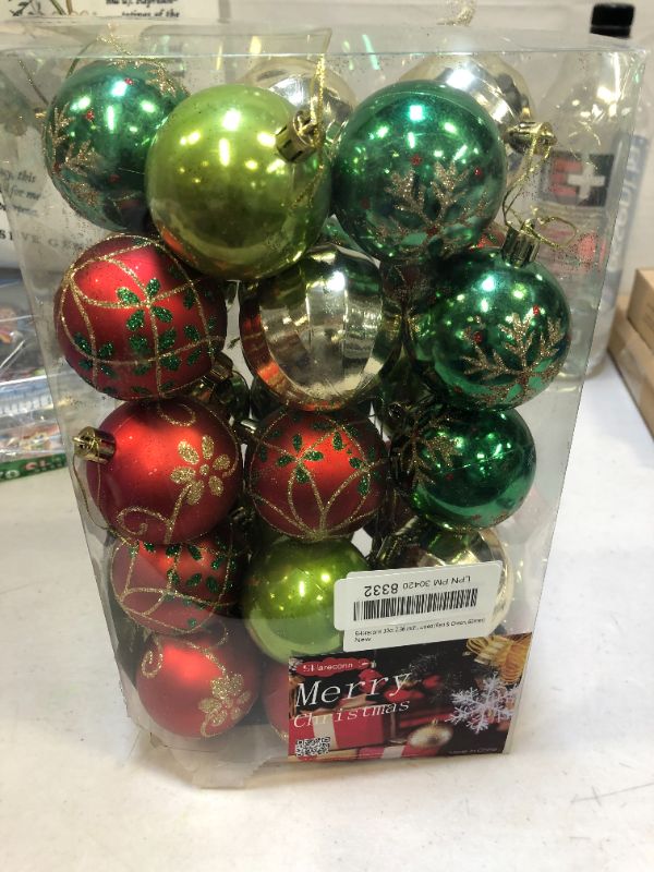 Photo 1 of 30 Christmas ornaments red,green,gold