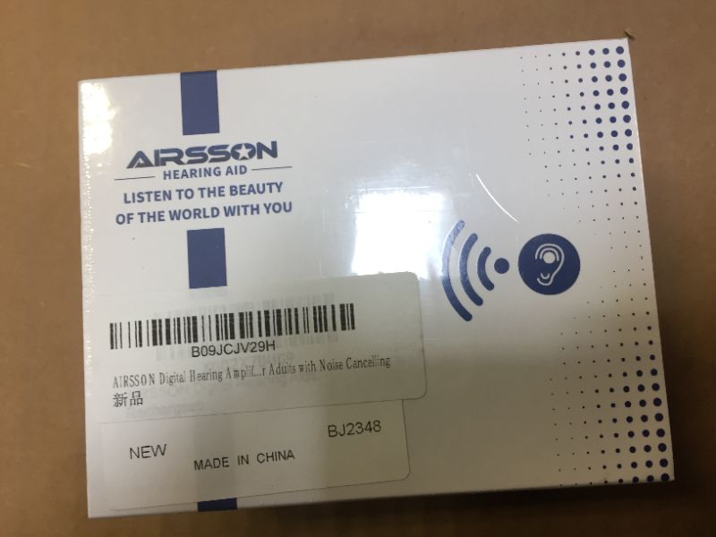 Photo 2 of ***BRAND NEW  FACTORY SEALED*** AIRSSON Digital Hearing Amplifiers: Rechargeable Hearing Aids for Seniors | Invisible Ear Aid Devices for Adults with Noise Cancelling
