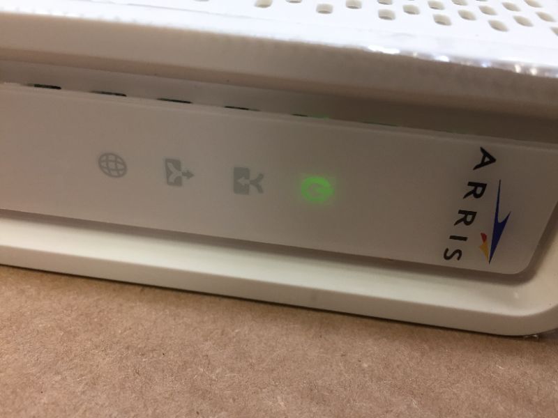 Photo 4 of **BRAND NEW FACTORY SEALED BUT OPENED FOR TAKE PICTURE** ARRIS SURFboard SB8200 DOCSIS 3.1 Gigabit Cable Modem | Approved for Cox, Xfinity, Spectrum & others | White , Max Internet Speed Plan 1000 Mbps
