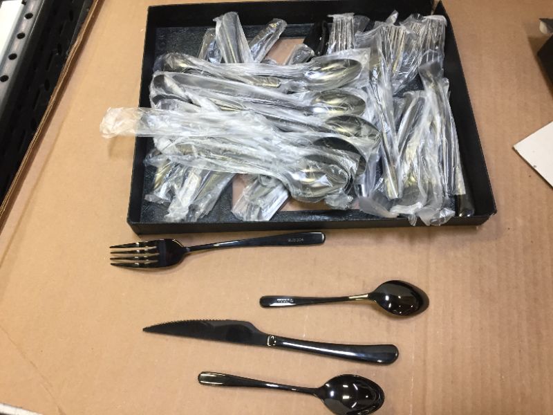 Photo 2 of 48 piece dinnerware sets  Includes Forks/Spoons/Dinner Knives,