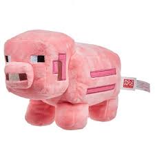 Photo 1 of Minecraft 8in Pig Plush--dirty washable--
