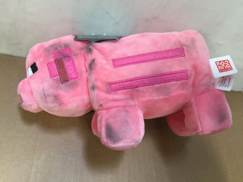 Photo 4 of Minecraft 8in Pig Plush--dirty washable--
