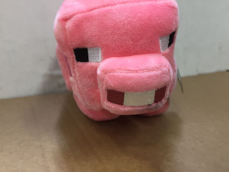 Photo 2 of Minecraft 8in Pig Plush--dirty washable--
