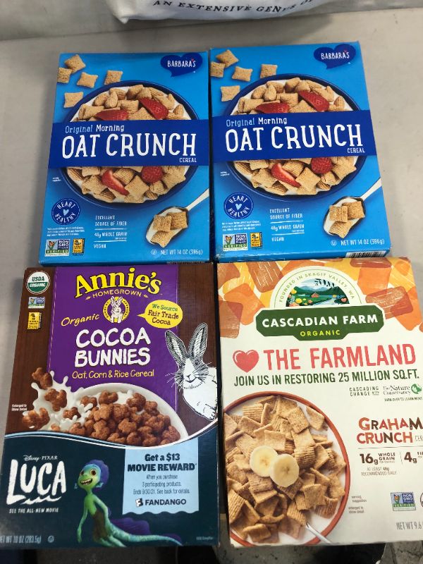 Photo 1 of 4 pack cereal (misc) sold as is 
exp jan 2022