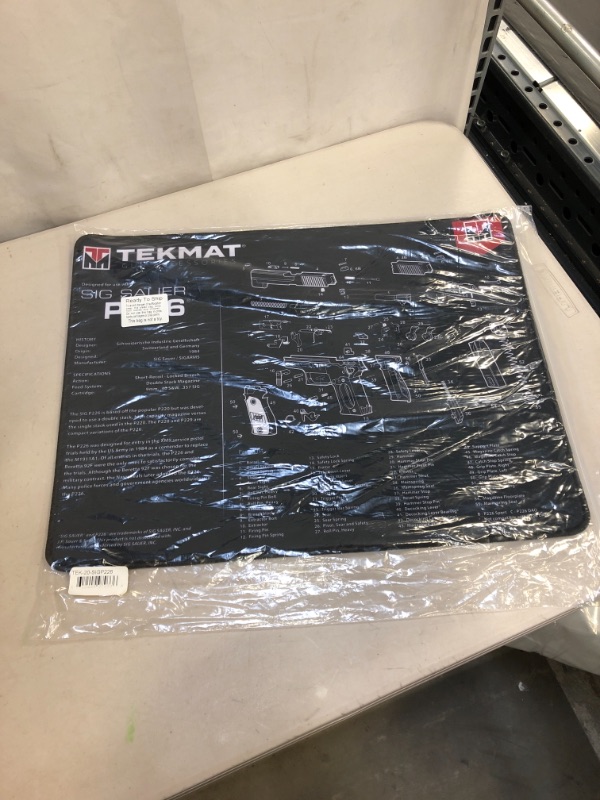 Photo 2 of TekMat Ultra Cleaning Mat for use with Sig P226 Black ,15" x 20"
