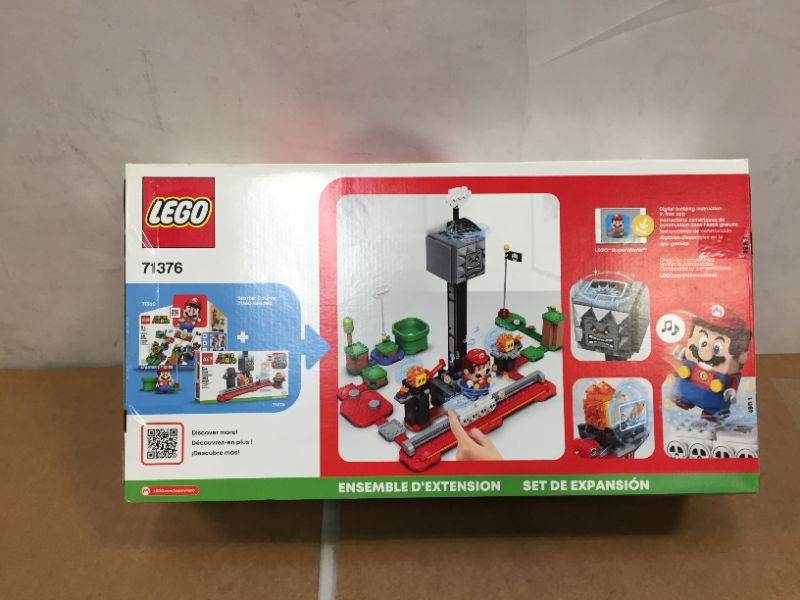 Photo 1 of --Brand new factory sealed  open for take picture--LEGO Super Mario Thwomp Drop Expansion Set 71376 Building Kit; Collectible Playset for Creative Kids to Add New Levels to Their Super Mario Starter Course (71360) Set (393 Pieces)