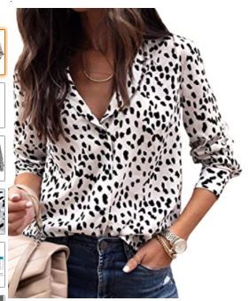 Photo 1 of BTFBM WOMENS CASUAL LEOPARD PRINT BLOUSE 
SIZE 2XL