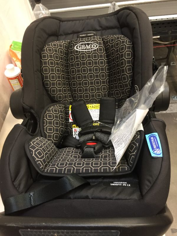 Photo 3 of GRACO SnugFit 35 DLX Infant Car Seat Baby Car Seat with Anti Rebound Bar, Pierce , 27.5x17.5x25.5 Inch (Pack of 1)