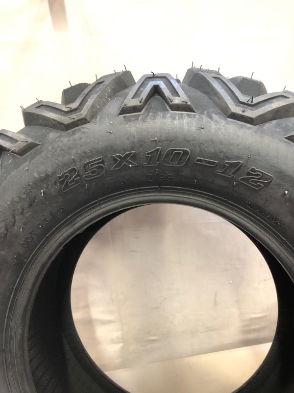 Photo 2 of 1 - 6PLY TUBELESS TIRE - 25 X 10 -12 