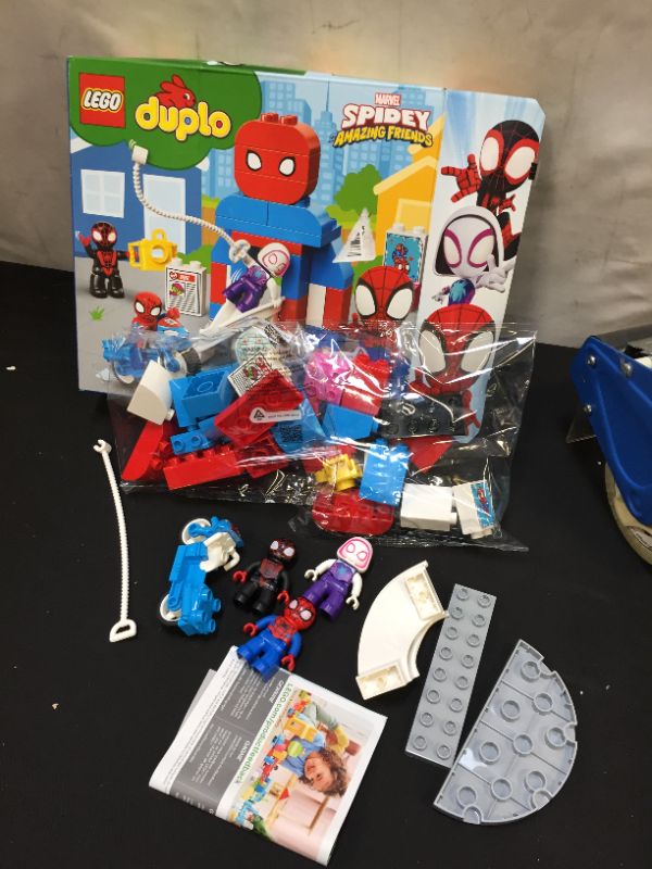 Photo 2 of LEGO DUPLO Marvel Spider-Man Headquarters 10940 Spidey and His Amazing Friends TV Show Building Toy for Kids; New 2021 (36 Pieces)