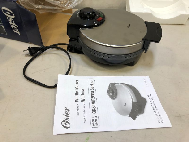 Photo 1 of Oster CKSTWF2000 Ss Belgian Waffle Maker
