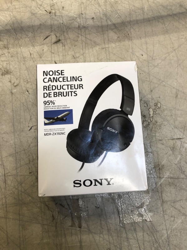 Photo 4 of Sony Noise Canceling On-Ear Wired Headphones (MDRZX110NC)

