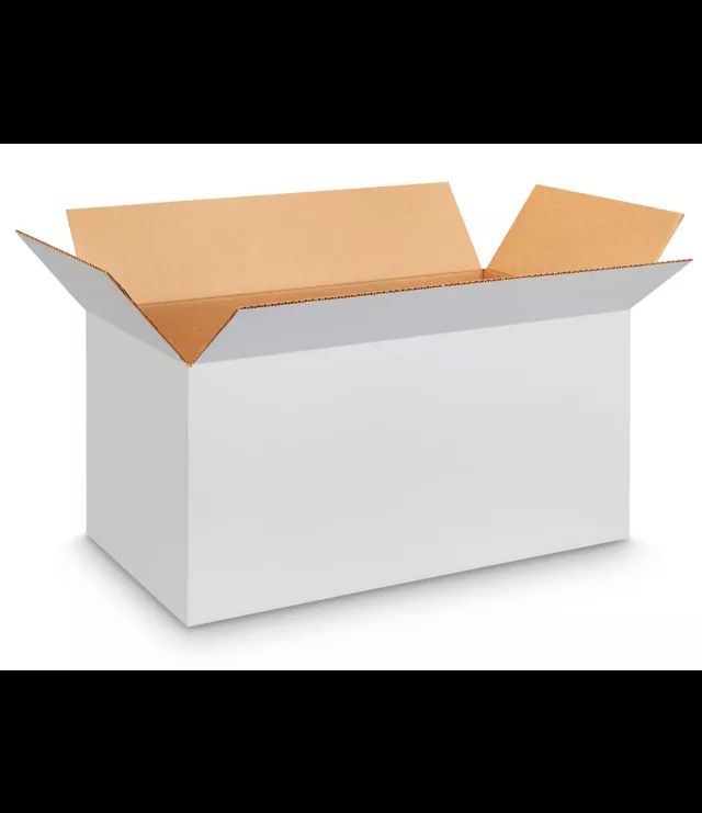 Photo 1 of 24 X 12 X 12 WHITE CORRUGATED BOXES 25 PACK