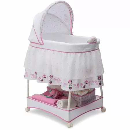 Photo 1 of Delta Children Gliding Bassinet, Minnie Boutique

