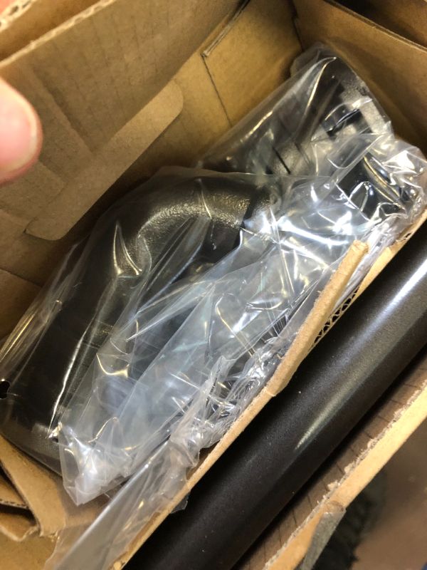Photo 1 of  1" DECOPOLITAN INDUSTRIAL DRAPERY ROD SET BLACK 72-144"