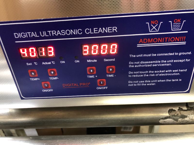 Photo 6 of Professional Ultrasonic Cleaner 10L