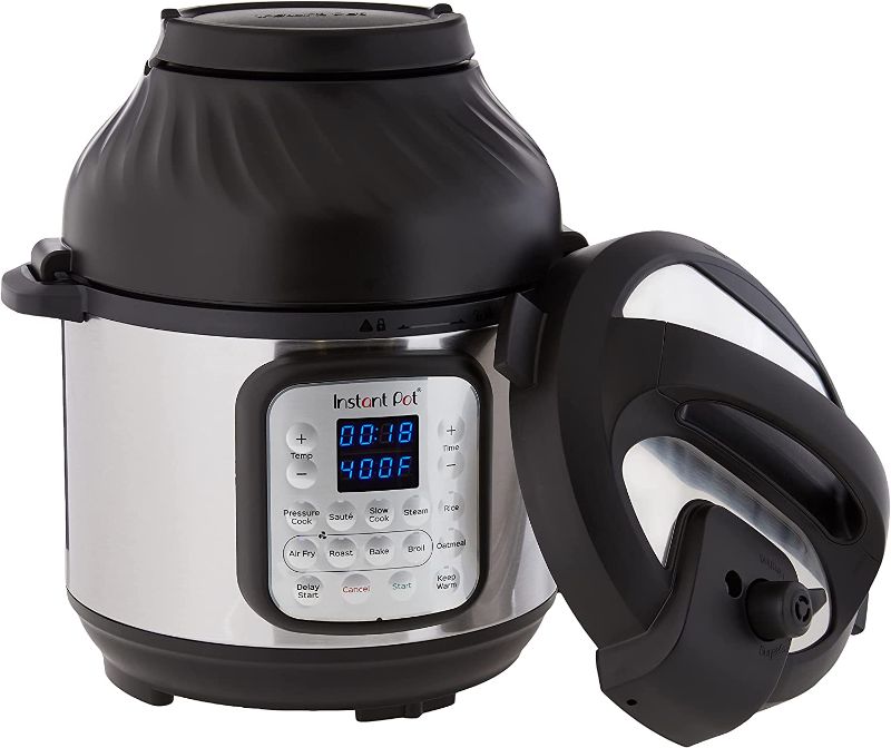 Photo 1 of Instant Pot Duo Crisp 9-in-1 Electric Pressure Cooker with Air Fryer Lid