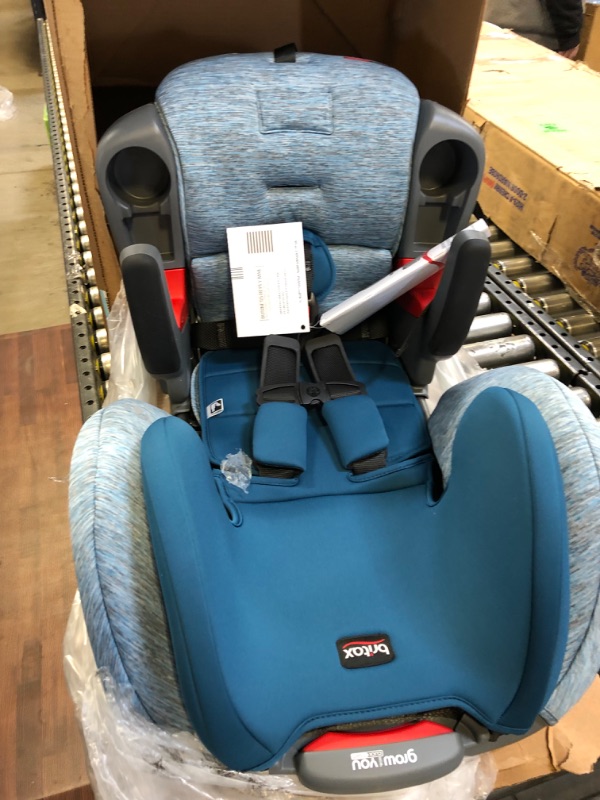 Photo 1 of Britax Grow with You ClickTight Harness-2-Booster Car Seat, Seaglass , 26.5x17.75x25 Inch