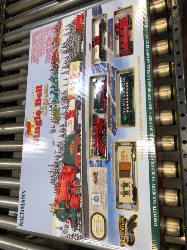 Photo 1 of Bachmann Trains - Jingle Bell Express Ready To Run Electric Train Set - HO Scale