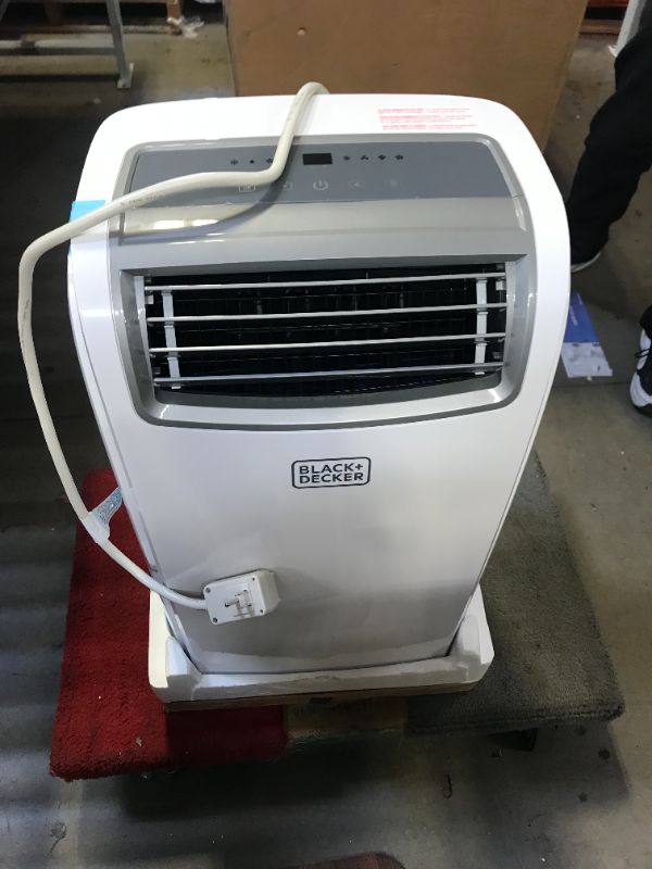 Photo 2 of BLACK+DECKER 8,000 BTU DOE (14,000 BTU ASHRAE) Portable Air Conditioner with Remote Control, White