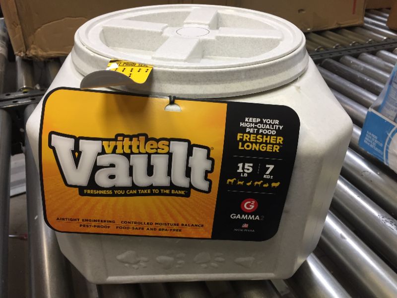 Photo 2 of Gamma2 Vittles Vault Plus Pet Food Storage, 15-lb