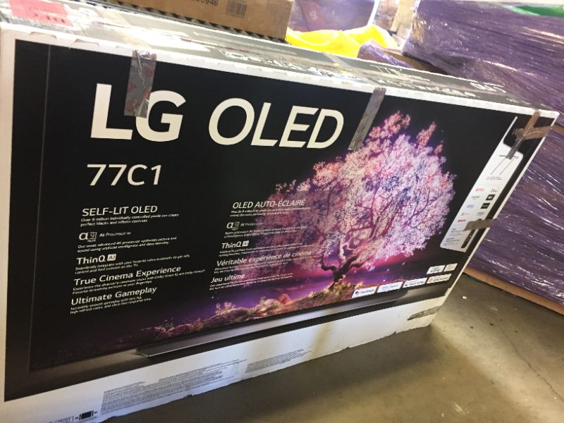 Photo 2 of LG C1 77 inch Class 4K Smart OLED TV w/AI ThinQ® (76.7'' Diag)