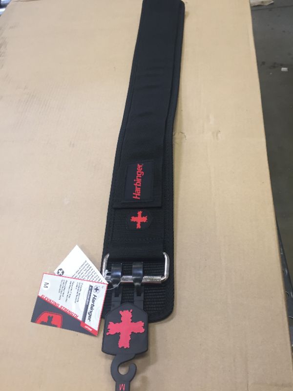 Photo 2 of Harbinger 4-Inch Nylon Weightlifting Belt SIZE MEDIUM
