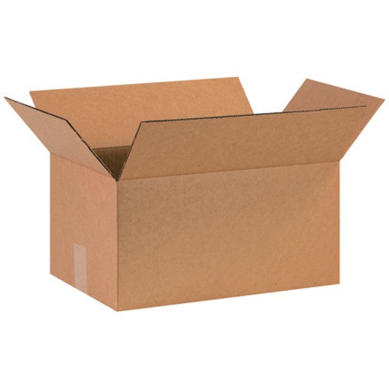 Photo 1 of 16108 Corrugated Cardboard Box 16" L x 10" W x 8" H, Kraft, for Shipping, Packing and Moving (Pack of 25)