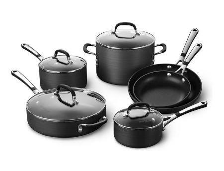 Photo 1 of Calphalon Simply Pots and Pans Set, 10 piece Cookware Set, Nonstick