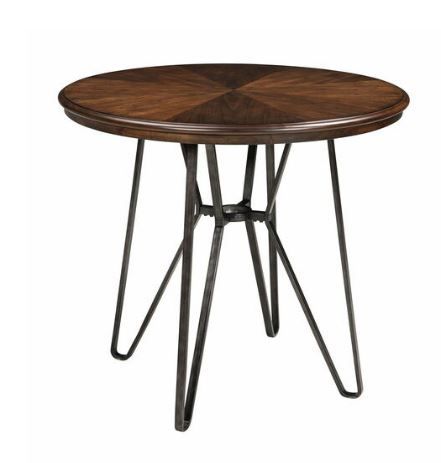 Photo 1 of Centiar Two-tone Brown Round Counter Table