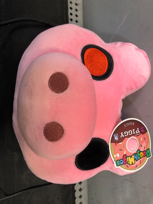 Photo 2 of PIGGY Pillow Plushies Doughmigos, Stuffed Animal Plush Toy with Soft Squishy Filling - Piggy, 8"
