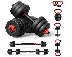 Photo 1 of Adjustable Dumbbells-Pair 66 pounds for Two Dumbbells, Anti Rolling Fitness Dumbbells
