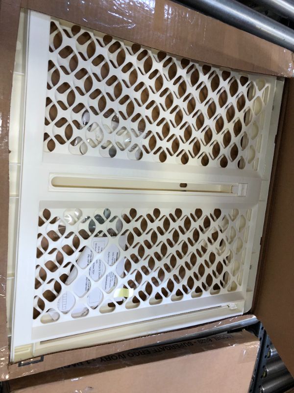 Photo 3 of North States Supergate Baby/Child Safety Pet Gate - Ivory 8629