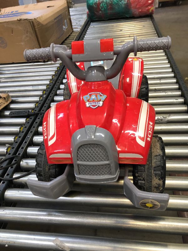 Photo 2 of Kid Trax 6V Nickelodeon PAW Patrol Ride with Marshall Quad Powered Ride-On - Red