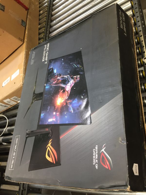 Photo 6 of ASUS ROG Swift PG32UQ 32” 4K HDR 144Hz DSC HDMI 2.1 Gaming Monitor, UHD (3840 x 2160), IPS, 1ms, G-SYNC Compatible, Extreme Low Motion Blur Sync, Eye Care, DisplayPort, USB, DisplayHDR 600