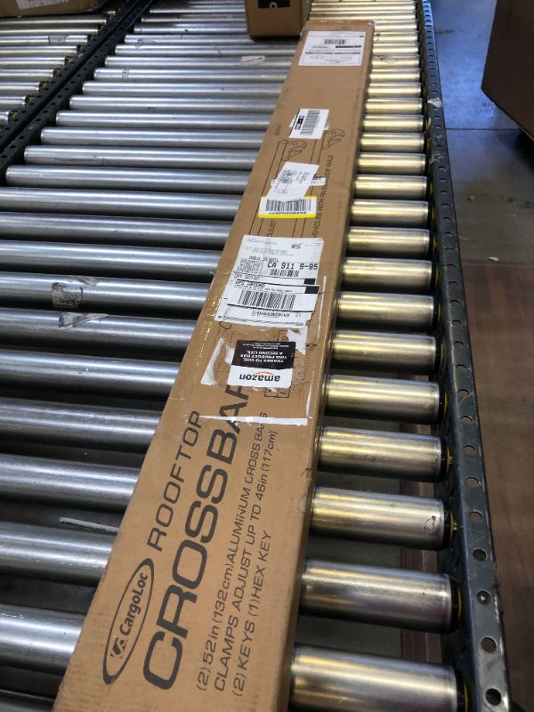Photo 1 of Cargoloc 2-Piece 52" Aluminum Roof Top Cross Bar Set Fits Maximum 46 Gap