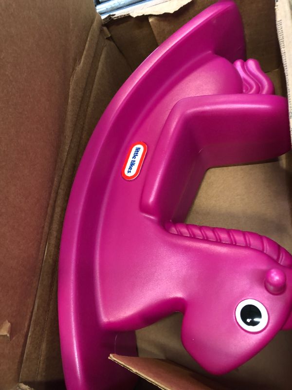 Photo 2 of Little Tikes Rocking Horse Magenta