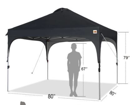 Photo 1 of ABCanopy Beach Compact Canopy Unknown Size Black
