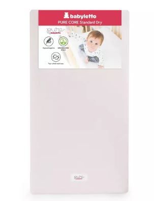Photo 1 of Babyletto Pure Core Non-Toxic Crib Mattress with Dry Waterproof Cover