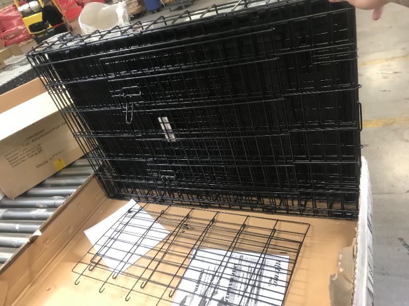 Photo 2 of MidWest Ultima Pro Extra-Strong Double Door Folding Metal Dog Crate, 36"
