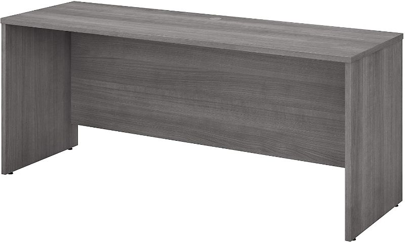 Photo 1 of Bush Business Furniture Studio C Collection Desk/Credenza/Return, Platinum Gray
