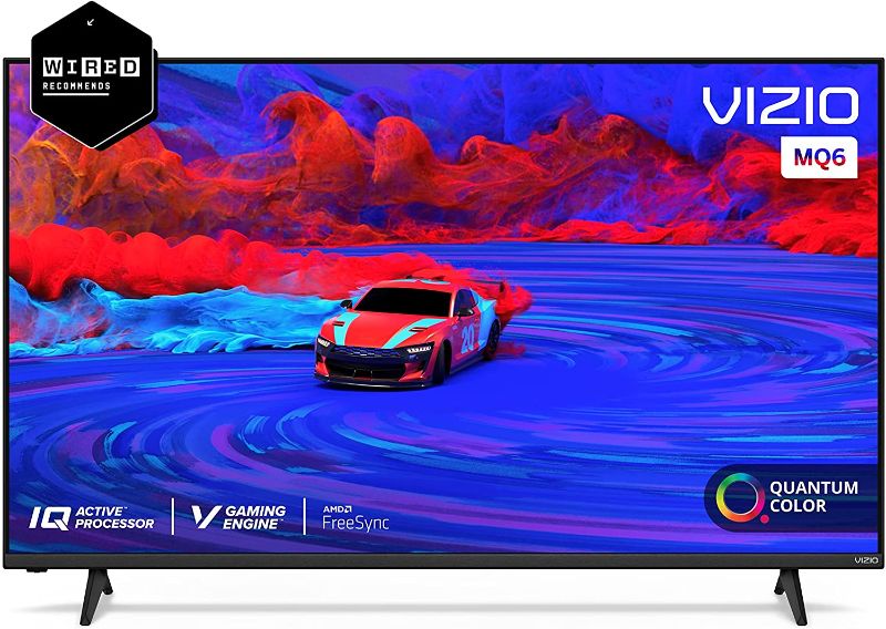 Photo 1 of VIZIO 55-Inch M6 Series Premium 4K UHD Quantum Color LED HDR Smart TV with Apple AirPlay and Chromecast Built-in, Dolby Vision, HDR10+, HDMI 2.1, Variable Refresh Rate, M55Q6-J01, 2021 Model--
SOLD AS FOR PARTS ONLY 