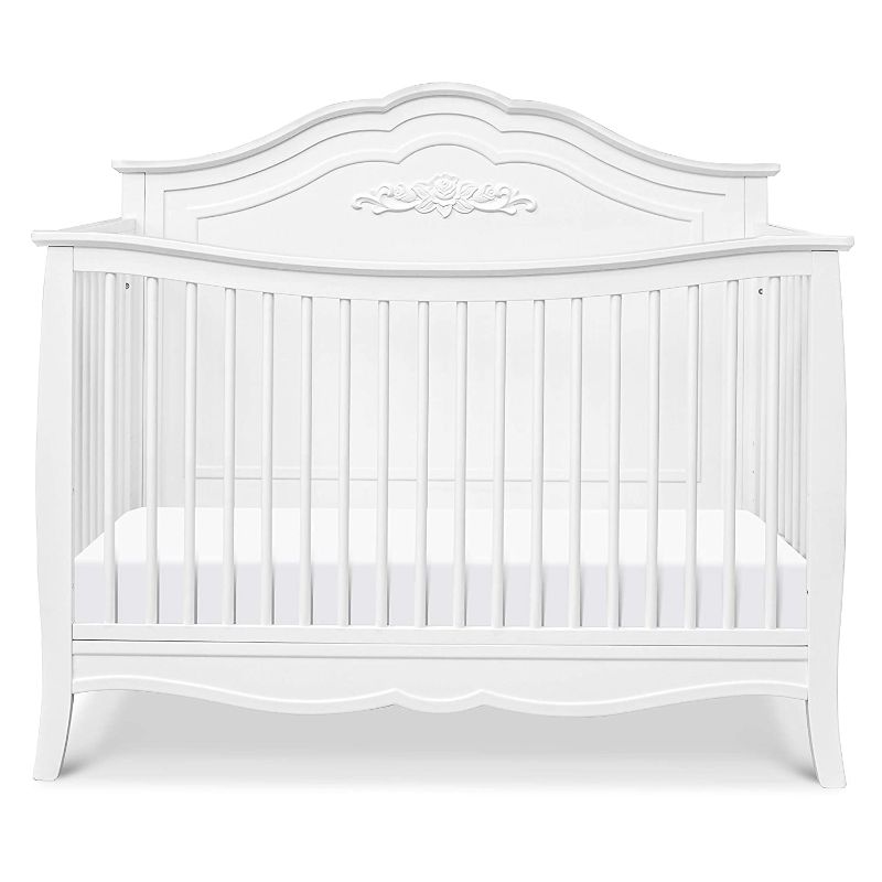 Photo 1 of DaVinci Fiona 4-in-1 Convertible Crib in White, Greenguard Gold Certified
