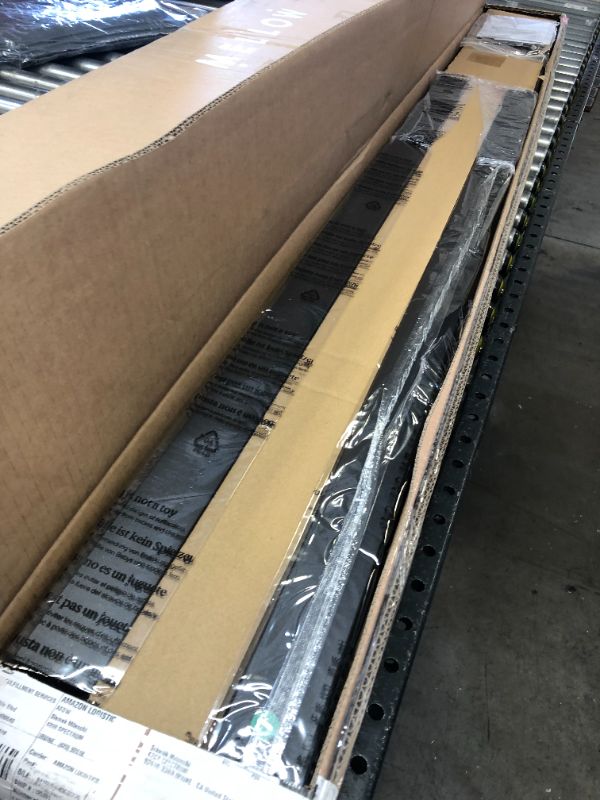 Photo 1 of Modern Studio Platform 1500 Metal Bed Frame/Mattress Foundation with Headboard twin