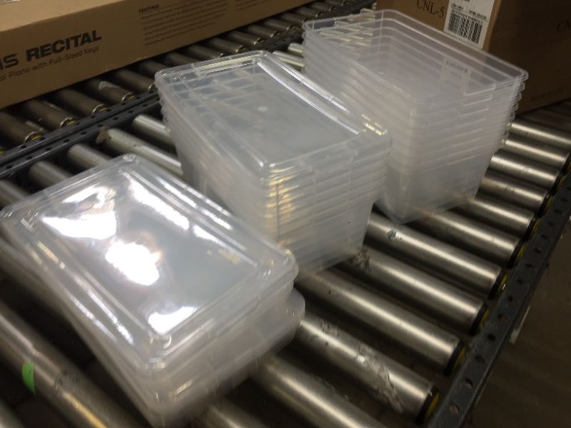 Photo 2 of IRIS 5 Quart Clear Storage Box, 20 Pack