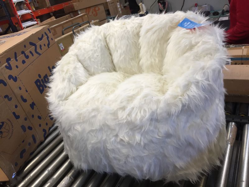 Photo 2 of Comfort Research Big Joe Milano Bean Bag Lounger, Ivory